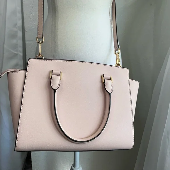 Michael Kors Selma Medium Pink Satchel Handbag 🩷 - Picture 6 of 8